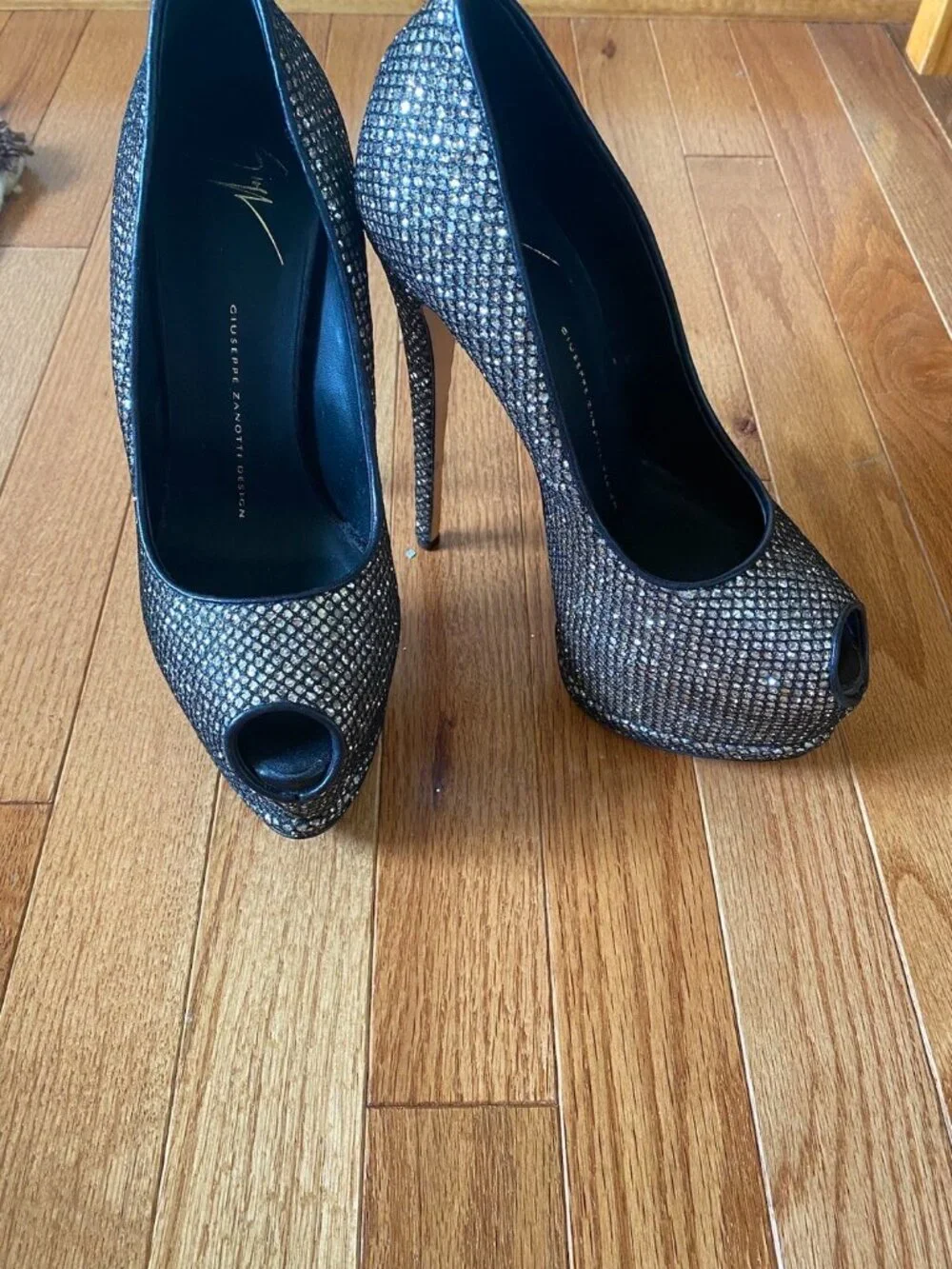 Guiseppe Zanotti Black Womens Platform Shoes - Picture 2 of 4